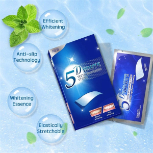 14 Packs 28pcs 5D Teeth Whitening Bleaching Strips Fast Result Teeth Whitening at Home Kit