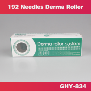 192 needles micro needle skin care face roller titanium 1.5 mm derma roller