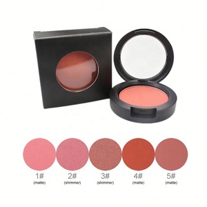 2019 Face Make Up private label blush single colors matte cardboard blusher