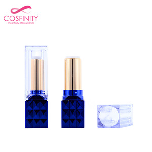 2019 New product square shape empty pink lipstick tubes packaging custom lipstick container with your logo