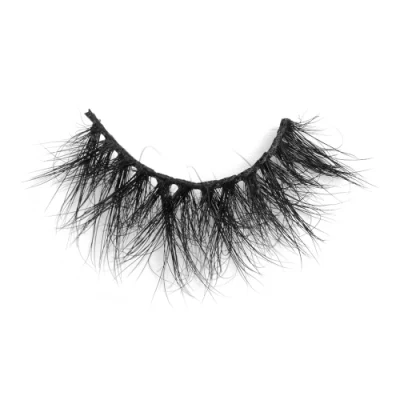 30mm-35mm Real Mink Hair Messy Fluffy Lashes Short Soft Blossom Eyelashes Mink Eye Lashes Makeup Mink Eyelashes