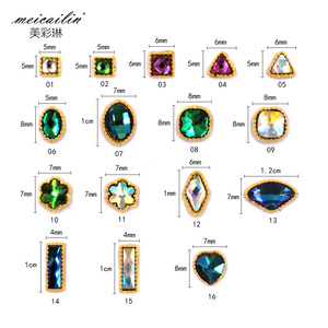 3d Alloy Nail Art 100pcs/bag Rhinestone Decoration Crystal Nail Jewelry Accessory Supplies