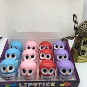 4 Colors Owl Shape Organic Smoothing Nourish Private Label Custom Lip Balm - 888021