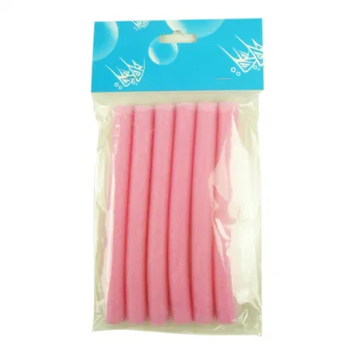 6PCS Rubber Foam Bendy Hair Roller