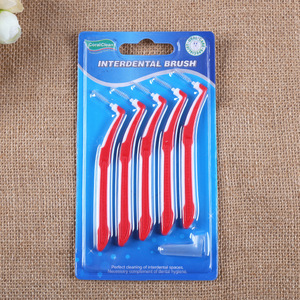 7 "L" Shape Interproximal Interdental Brush Inter Dental Brush