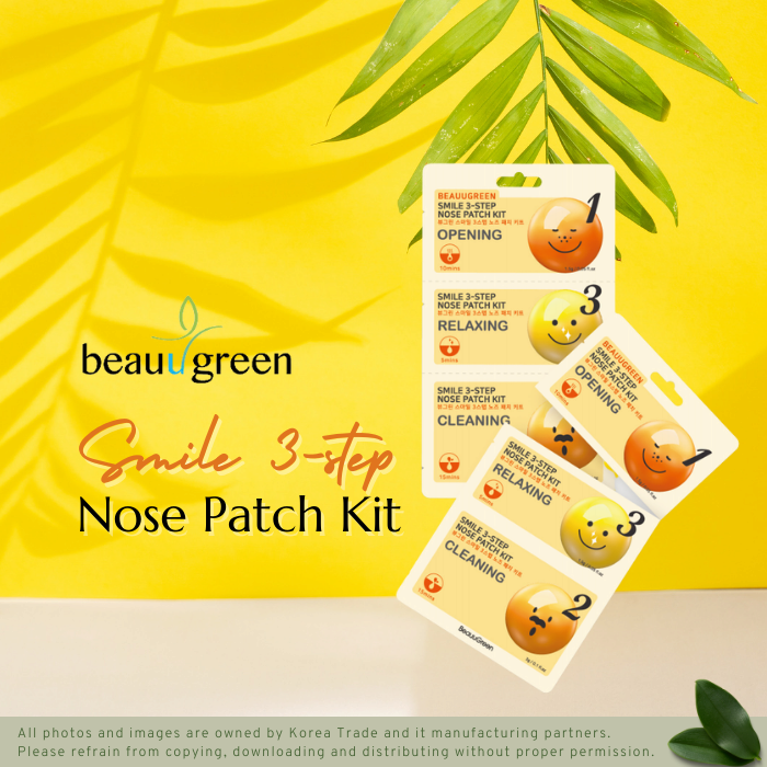 BEAUUGREEN 3-STEP SMILE NOSE PATCH KIT