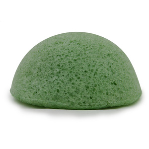 Bebevisa 100% Pure half-ball dry or wet konjac sponge wholesale