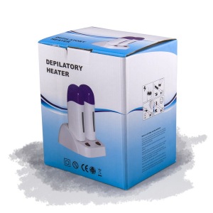 Body hair removal depilatory wax heater machine double roll-on wax cartridge wax warmer