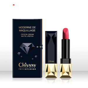 brand crystal romantic beauty cosmetic matte lipstick OEM