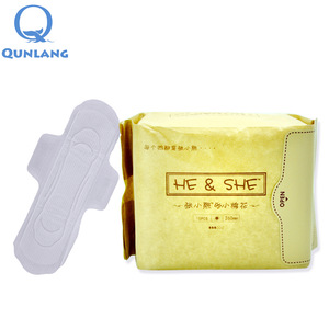 Brand name bio organic wholesale women negative ion anion ladies sanitary napkin pads