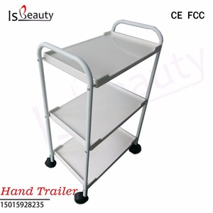 Cheep 3-Shelves stainless steel salon trolley