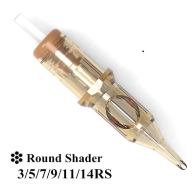 China Tattoo Supply Round Liner Shader Private Logo Premium Quality Disposable Tattoo Cartridge Needles with Membrane
