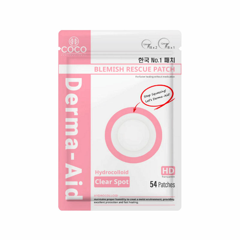 Derma Aid_Clear_Hydrocolloid pimple patch OEM