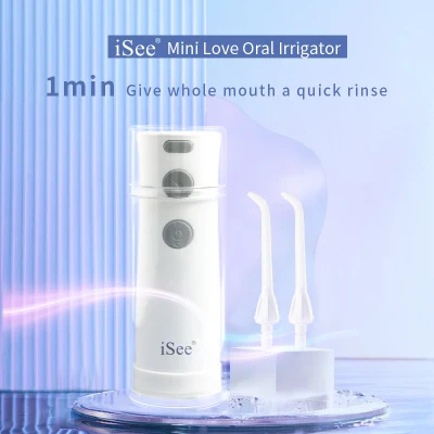 Efficiently High Pressure Waterproof Mini Love Oral Irrigators Water Flosser for Cleaning