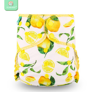 Elinfant new print 3-15kg baby nappy wholesale OEM/ODM reusable washable cloth diapers