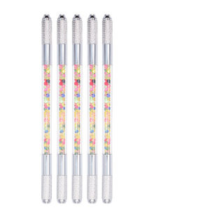 Eyeliner Natural Holder Colorful Tools Disposal Blade Slant Skinny Tattoo Waterproof Disposable Manual Eyebrow Microblading Pen