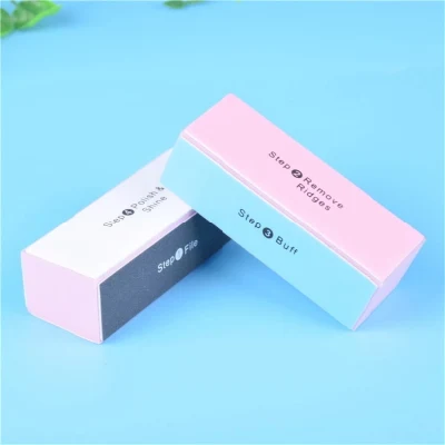 Four Sides Sponge Polishing Block Nail Polish Different Sand Numbersmin. Order: 3, 000 Pieces