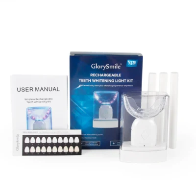 Glorysmile Wireless Charging LED Light Whitening Kit Home Use Wireless Charging Teeth Whitening Kits