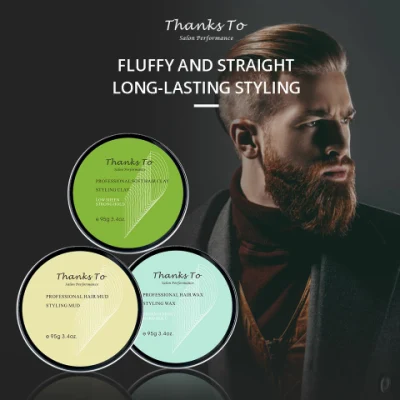 Hair Styling Clay High Quality Edge Control Pomade Hair Wax