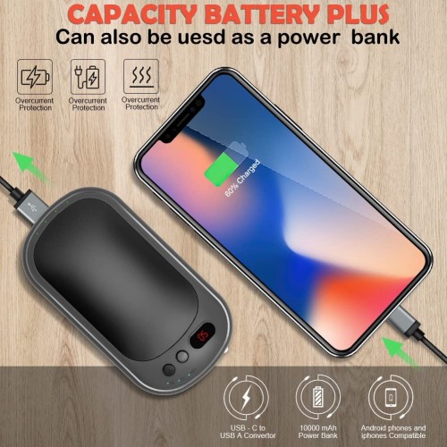 Hand Warmer Multi-function USB Charging Power Bank Hand Warmer Fast Charging Instant Mini Wholesale Reusable