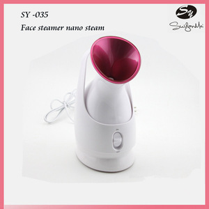 Home use portable skin care mister professional electric nano ionic hot facial steamer
