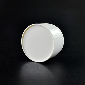hot sale luxury round 30g 50g 100g 120g white pp plastic cosmetic jar for skin care cream