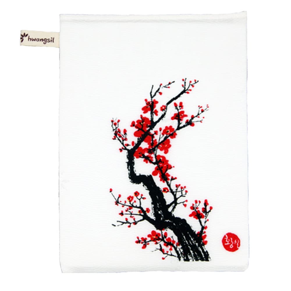 [K-culture] Hwangsil  Body scrub towel scrubber exfoliation sponge bath towel Gracious Plants design