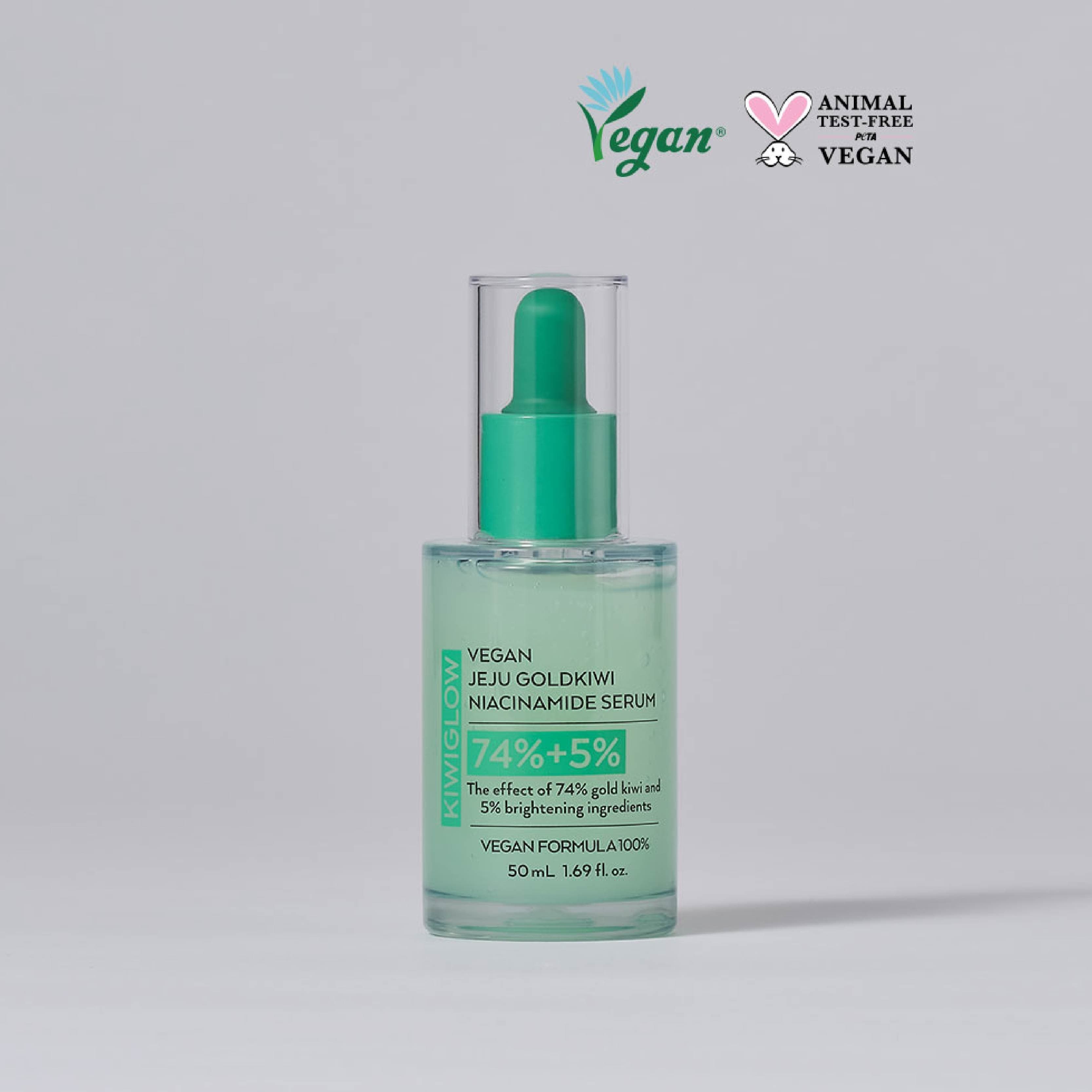 [KIWIGLOW] Vegan Jeju Gold Kiwi Niacinamide Serum 50ml