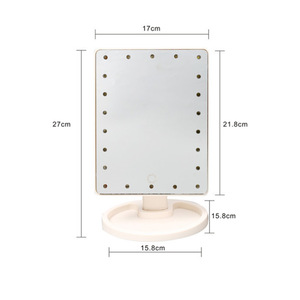 LED Makeup Mirror with USB Cosmetic Table Lamp Vanity Mirror