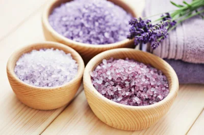 Manufacturer Wholesal Raw Material White Crystal Powder, Lavender Bath Salt, Epsom Salt Bath