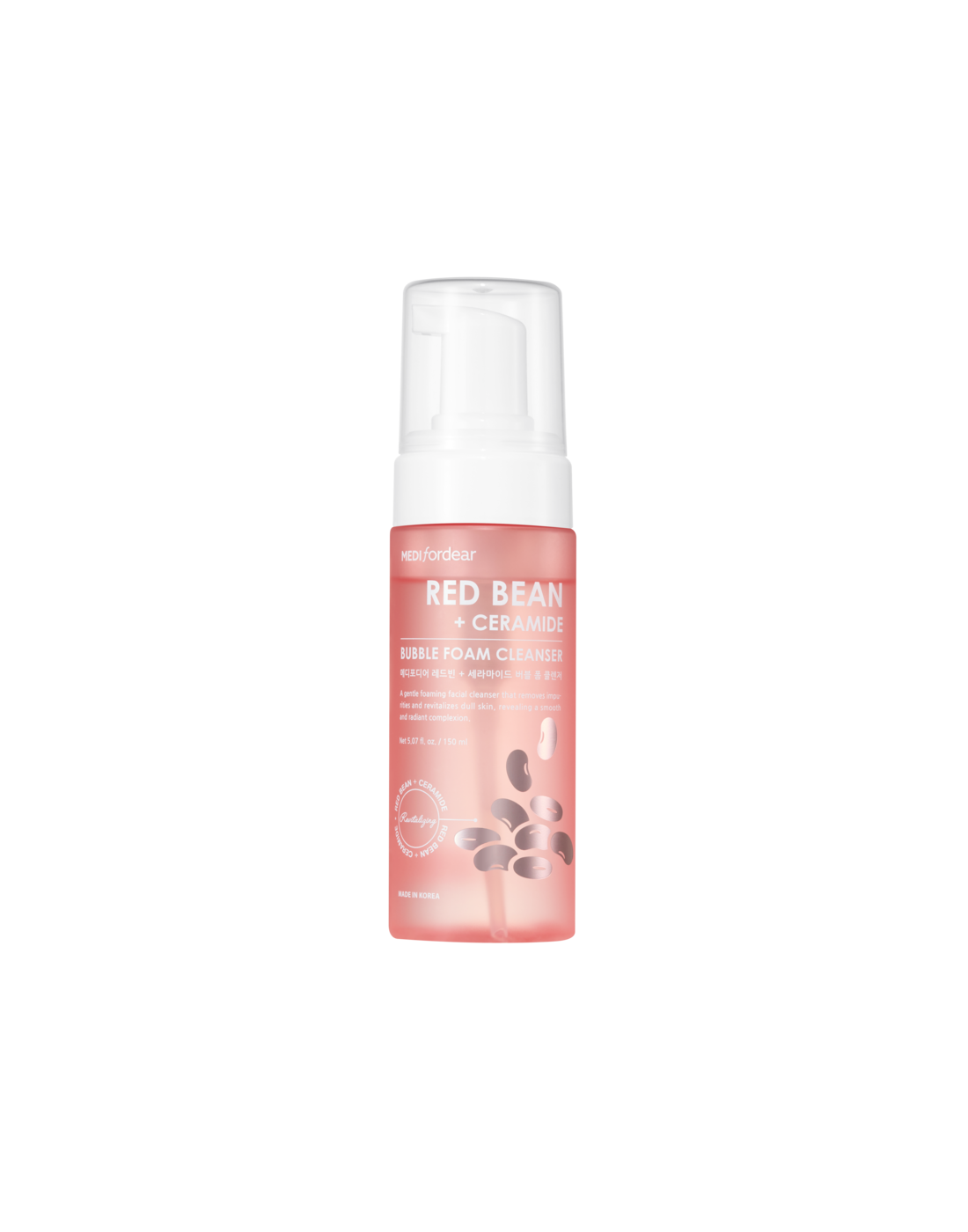 MEDIFORDEAR BUBBLE FOAM CLEANSER [RED BEAN+CERAMIDE]