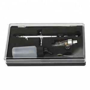 Mini Airbrush With Air-Compressor Kit Use Body Art Set