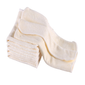 Natural Organic  Bamboo Reusable Washable Face Towel Baby Wipes