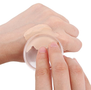 New Design Cosmetic Face Foundation Makeup Tools ,Round Shape Beauty Silicone Sponge Power Puff