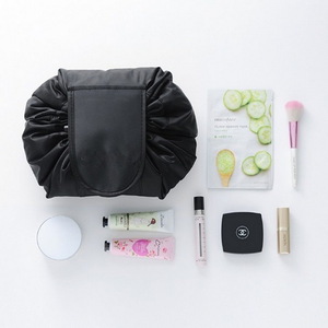 New portable cosmetic bag custom makeup bag drawstring magic travel pouch