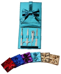 New Products Black Pouch 3pcs Manicure Set Nail Care Tools