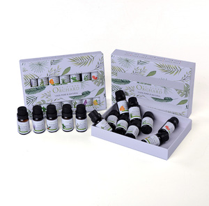 OEM 100% Pure and Natural Aromatherapy Essential Oil Gift Set 6 Bottles-Orange,Lemon,Rosemary,lavender,Peppermint and Tea Tree