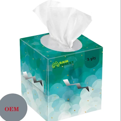 OEM &amp; ODM Different Color Design Cheap Price Cardboard Facial Tissue Paper Boxes