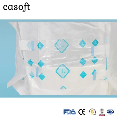 OEM Casoft High Quality Unisex Disposable Adult Diaper with Tabs Moderate Absorbency Incontinence Adult Diaper Sanitary Napkin for Russia/USA/Australia/Brazil