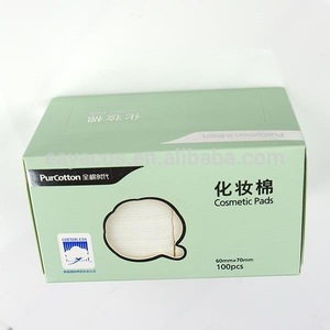 OEM China Manufacturer Organic Facial Skin Care Products Bulk Cotton Cosmetic Pads
