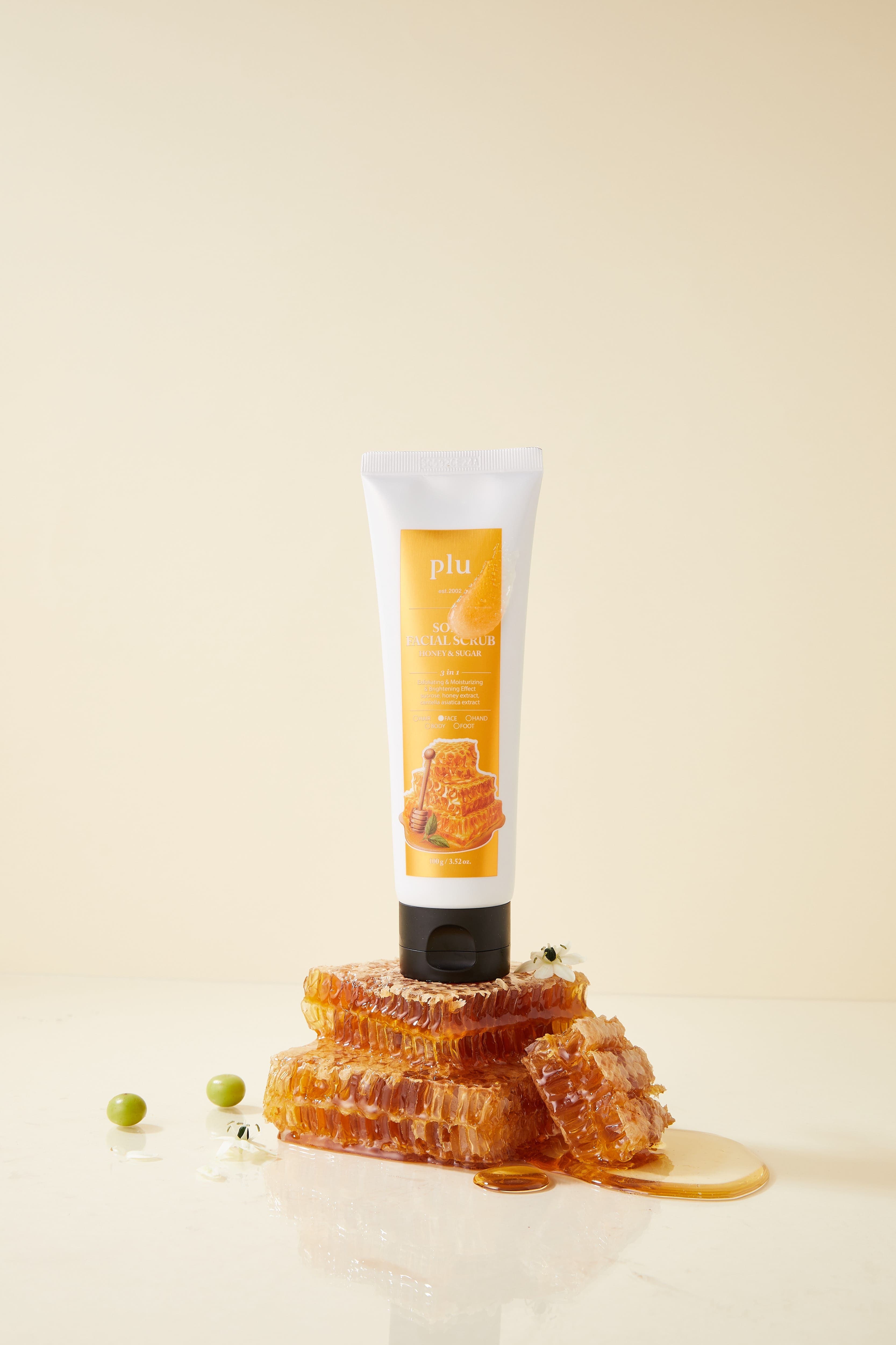 PLU Soft Facial Scrub Honey &amp; Sugar