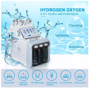 Portable high frequency facial machine 6 in 1oxygen facial machine multifunctional skin cleansing facial machine