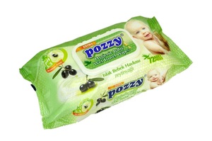 Pozzy Baby and Family Wet Wipes 120pcs, 100pcs, 90pcs, 72 pcs