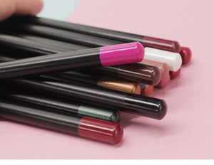 Private Label Long Lasting Eyeliner Shimmer Cosmetic Eyebrow Matte Lip Liner Makeup Pencil