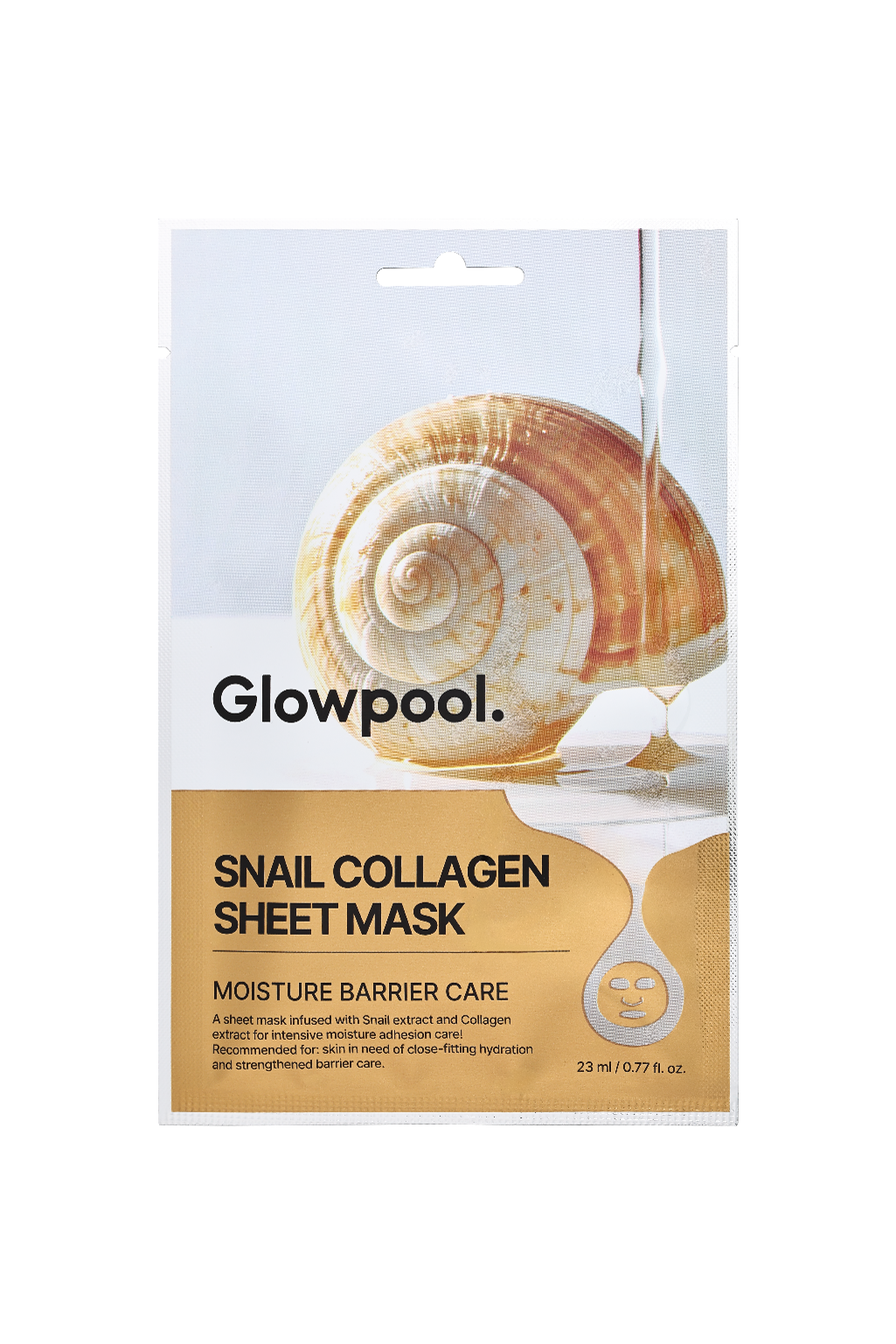 [Skin Care] GLOWPOOL SNAIL COLLAGEN  SHEET MASK (10 SHEET) 