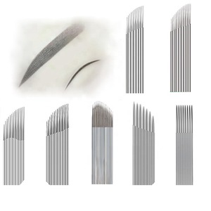 Taiwan Manual Eyebrow Tattoo Needles For Microblading/Tattoo Needles Makeup Needle Tattoo Blades Supplies