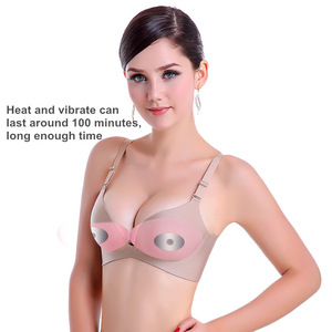 transparent silicone bra breast enlarge massager