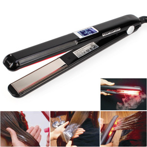 Ultrasonic Hair Straightener Professional Cold stamping Flat Iron Hair styling iron