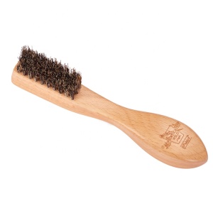 Wholesale 100% Natural Beech Wood Soft Boar Bristle Wooden Handle Hair Brush