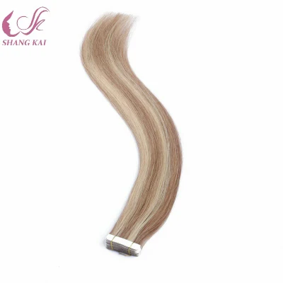 Wholesale Brazilian Remy Silk Straight Virgin Tape Hair Extension